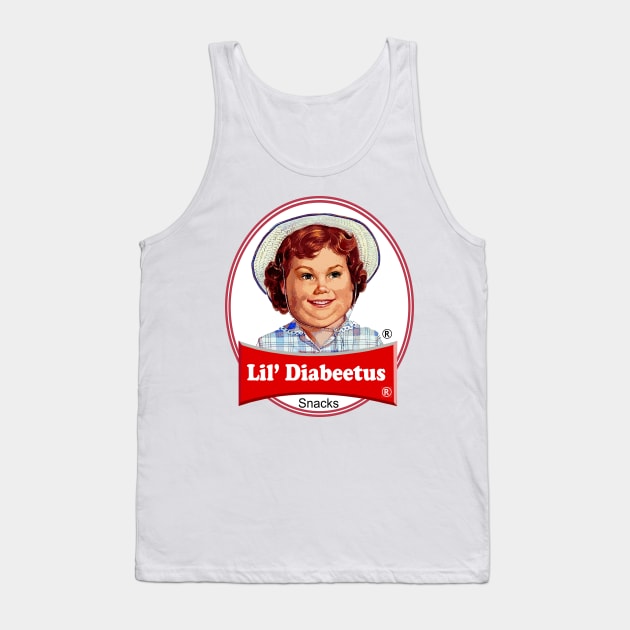 Lil Diabeetus (Parody) Tank Top by Defunct Logo Series